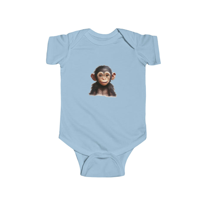 Infant Fine Jersey Bodysuit - Boy Baby Chimp